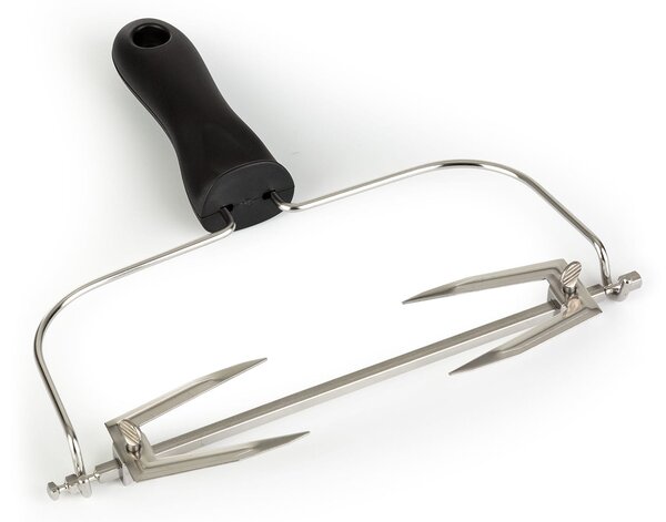 Klarstein AeroViatl Cube Chef, въртящ се шиш и държач за шиш за фритюрник с горещ въздух, неръждаема стомана