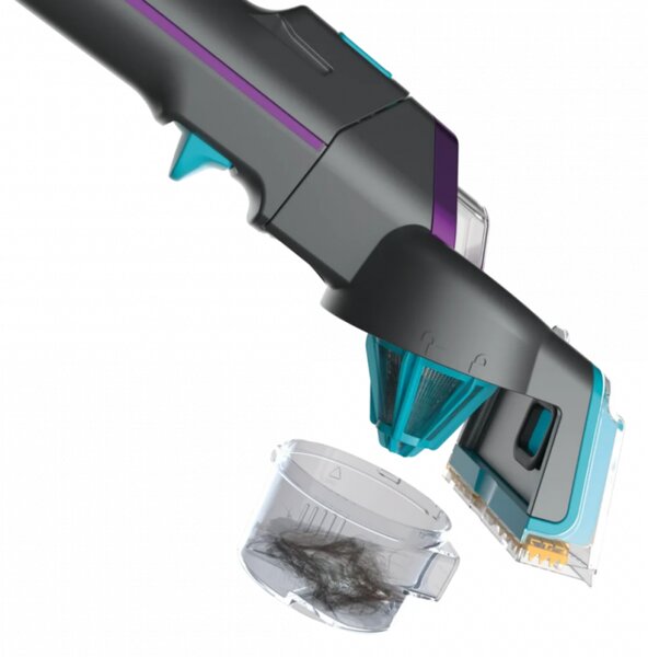 Прахосмукачка за петна Shark StainStriker PX250EUT, 450W, 0.72 л, Преносима, Гъвкав маркуч, 4 приставки, Син/розов
