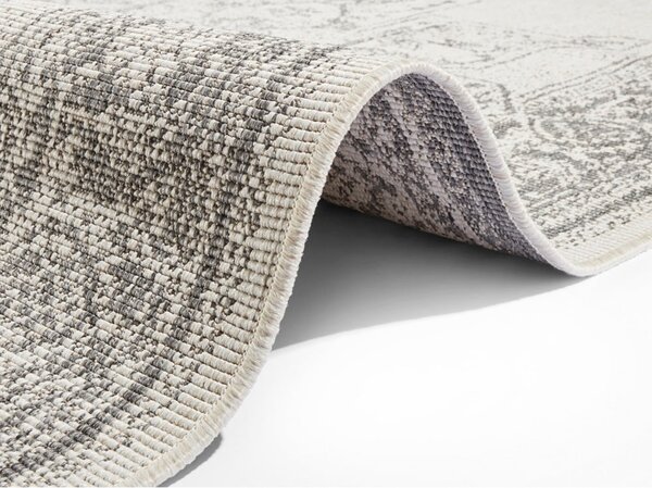 Сив и кремав килим за открито , 120 x 170 cm Borbon - NORTHRUGS