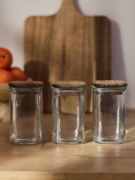 Sinsay - Контейнери за храна с капак 3 pack - clear
