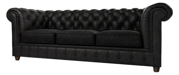 Диван от черно кадифе 230 cm Cambridge - Ropez