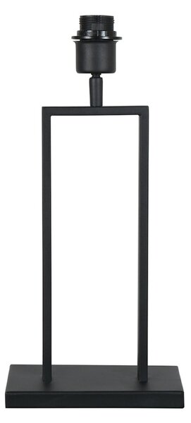 Steinhauer Настолна лампа Stang 3857ZW, морска трева, черно/естествено, В. 55 см, Черен, Дневна/трапезария, Метал