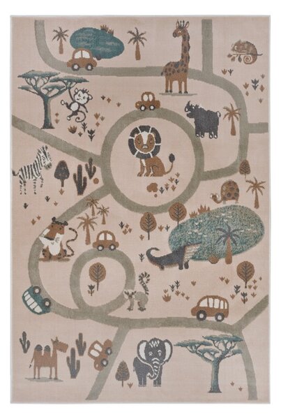 Бежов детски килим 120x170 cm Animal Park - Hanse Home