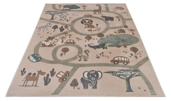 Бежов детски килим 120x170 cm Animal Park - Hanse Home