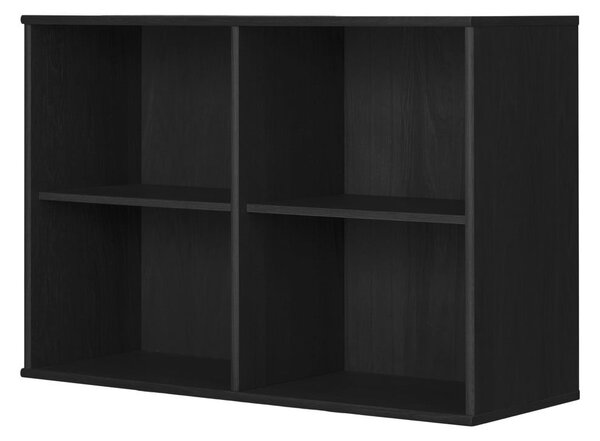 Черна висяща библиотека от декор от ясен 89x61 cm Mistral – Hammel Furniture