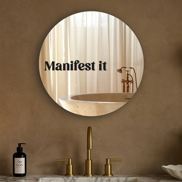 Стикер за огледало S4 – Manifest it