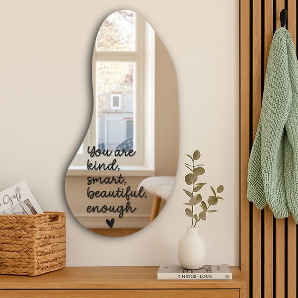 Стикер за огледало S3 – You are kind, smart, beautiful, enough. (Handwritting)