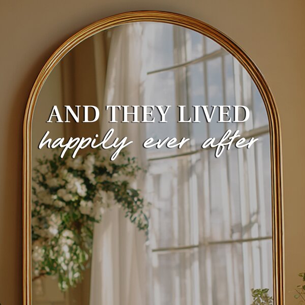 Стикер за огледало S14 – And they lived happily ever after