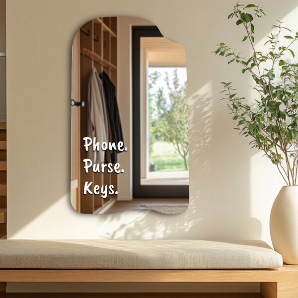 Стикер за огледало S31 – Phone. Purse. Key