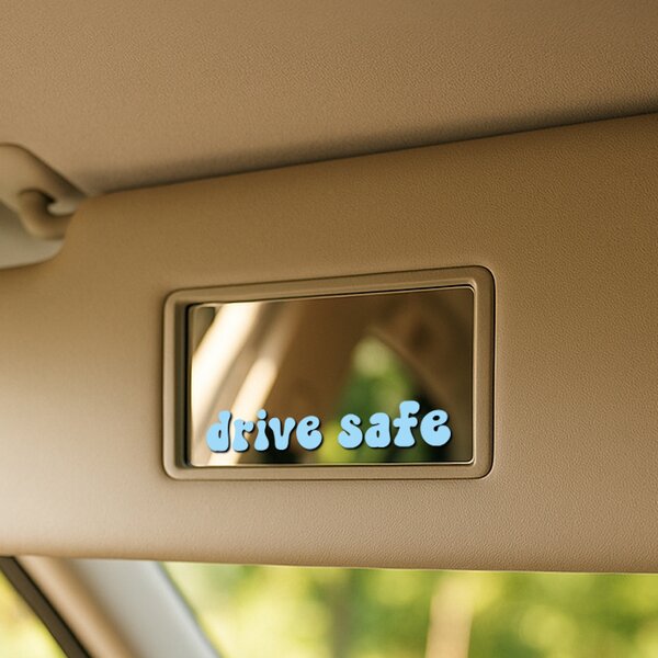Стикер за огледало S37 – Drive safe 39x7