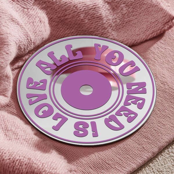 Стикер за огледало S42 – CD- All you need is love