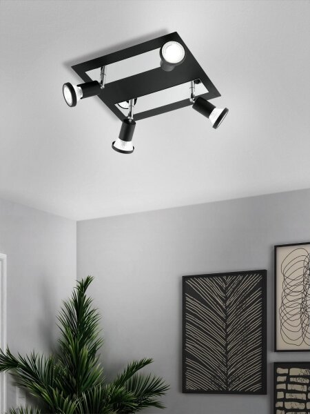 Eglo 94966 - LED Точково осветително тяло SARRIA 4xGU10-LED/5W/230V