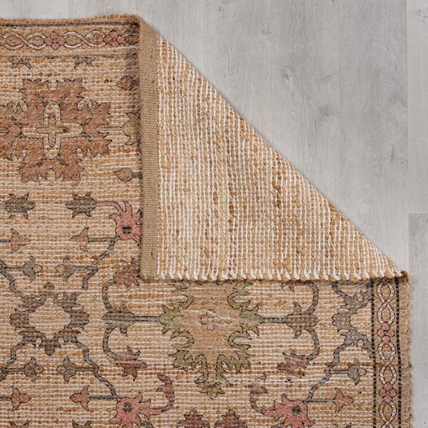 Ръчно изработен килим със смес от юта в естествен цвят 200x290 cm Celine Jute Global – Flair Rugs