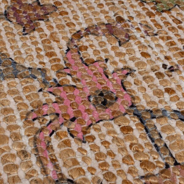 Ръчно изработен килим със смес от юта в естествен цвят 200x290 cm Celine Jute Global – Flair Rugs