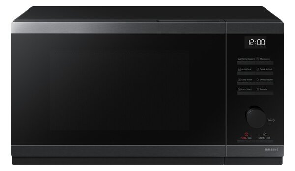 Микровълнова фурна Samsung MS23DG4504AGE2, с грил, електронно управление, 800W, 23 л. обем, 6 степени на мощност, черна