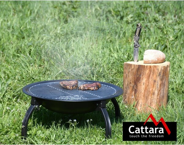 Камина с решетка за скара и капак, ø 48 cm Vesuv - Cattara