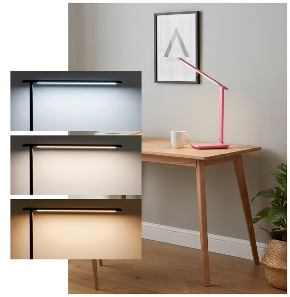 Brilagi - димируема LED настолна лампа MODO LED/7W/230V 3000/4000/6500K розова