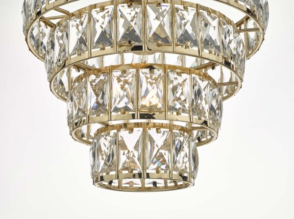 Där Lighting CER0135 - Полилей на верига CERYS 1xE27/60W/230V златист