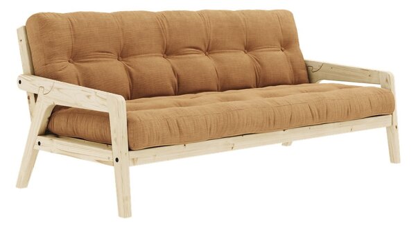 Разтегателен диван горчица 204 cm Grab Clear - Karup Design