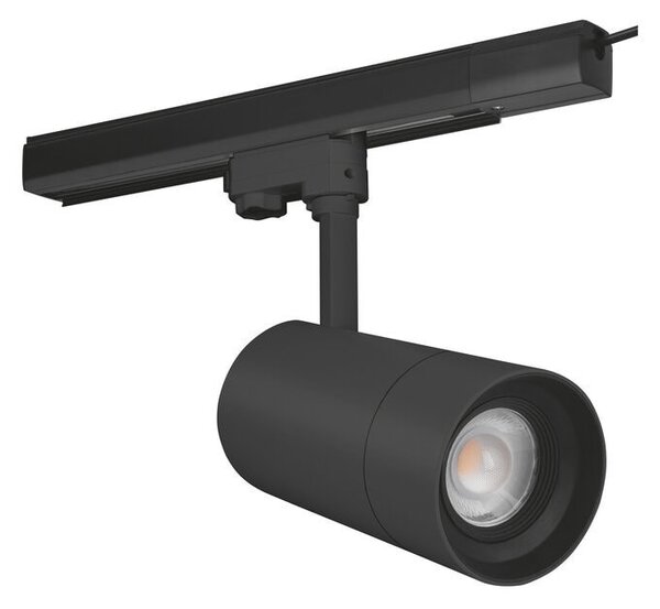 LED лампа Ledvance TR SP ZOOM DIM D85 97R BK, за релса, 25W, 1500 lm, 3000K, черна