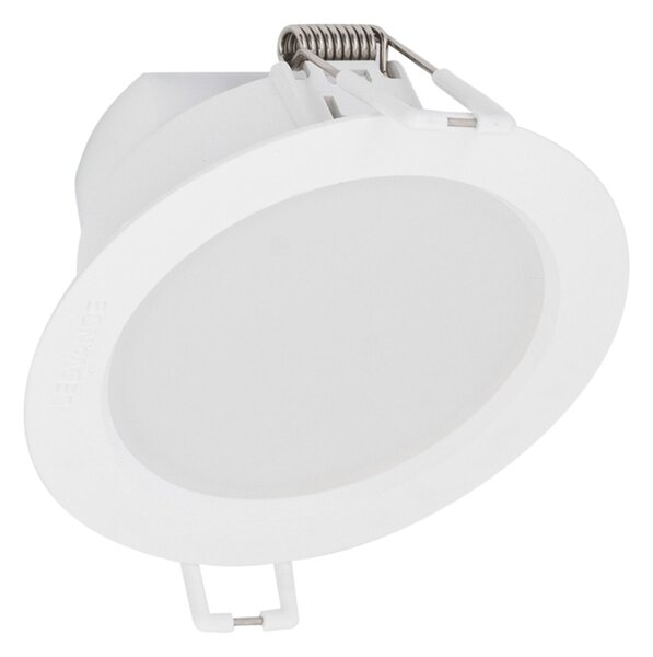 LED лампа Ledvance DN 90 4W 830 WT, за вграждане, 4W, 240V, 400lm, 3000K, бяла