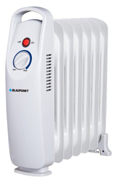 Маслен радиатор Blaupunkt HOR201, 700W, подходяща за помещения до 10 m2, бял