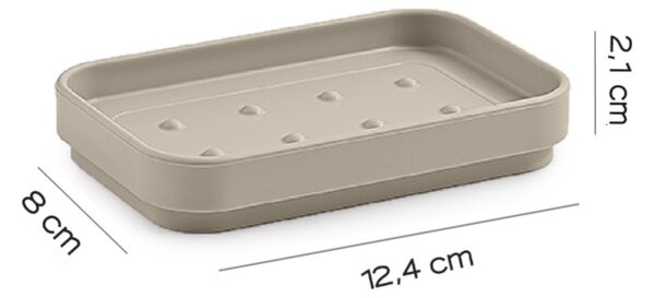 Сапунерка GEDY Seventy, бежов мат