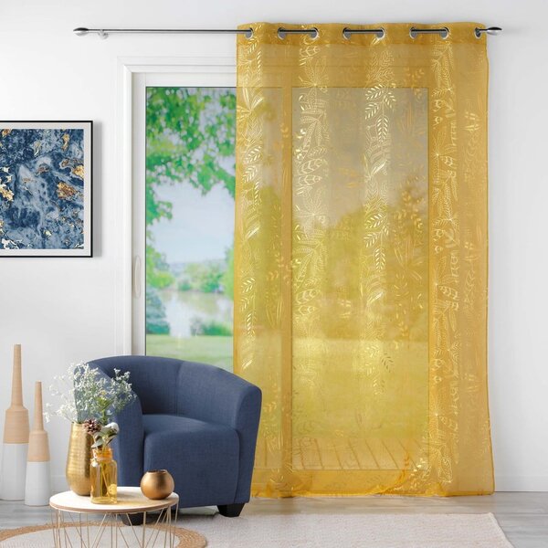 Жълта завеса 140x280 cm Belflor – douceur d'intérieur