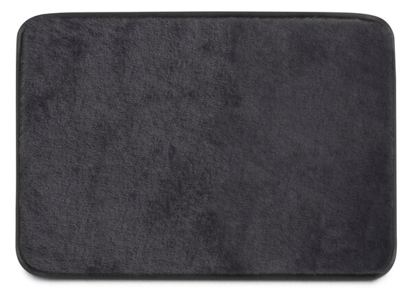 Постелка за баня GEDY Fuzzy, 40x60 см, черен мат