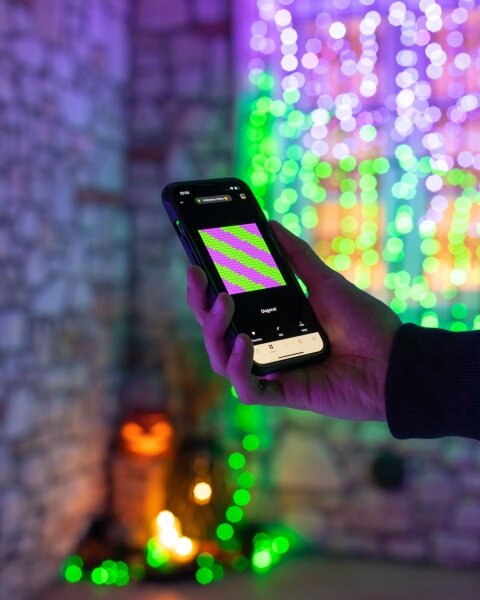 Twinkly TWS250SPP-TEU - LED RGBW външен гирлянд 250 LED диода 23,5m IP44 Wi-Fi