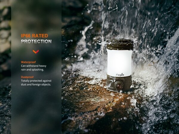 Fenix CL26RPROCAM - LED Димируем преносим акумулаторен лампа LED/USB IP66 сив