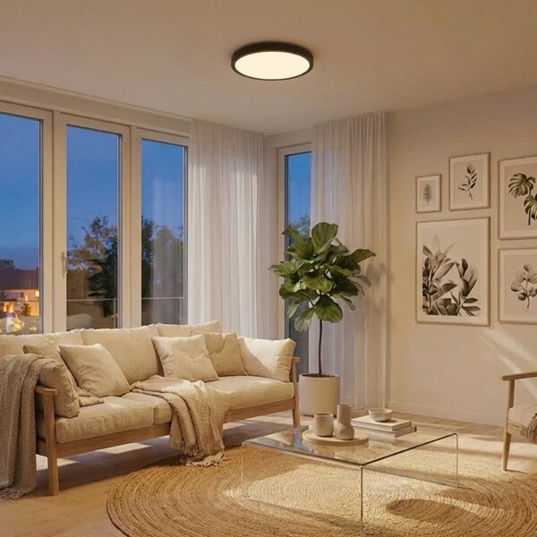 Brilagi - LED таванно осветително тяло ESTELA LED/18W/230V черно