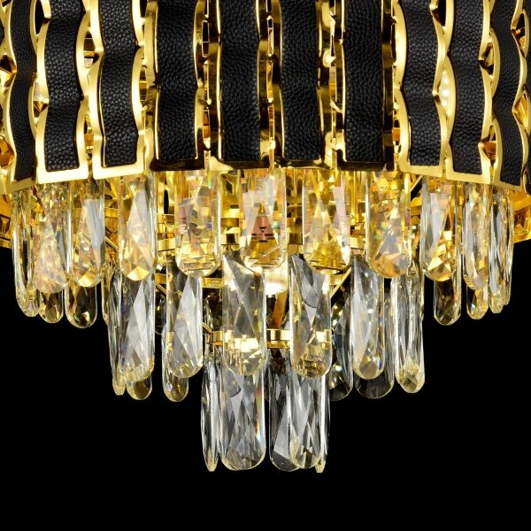 Brilagi - Полилей с верига CRISTAL 5xE14/40W/230V диаметър 38 см