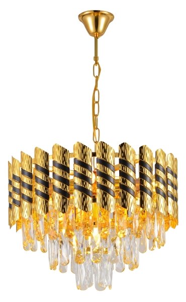 Brilagi - Полилей на верига CRISTAL 5xE14/40W/230V диаметър 38 см