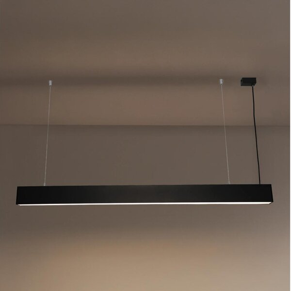 LED полилей на кабел LED/55W/230V 3000/4000/6500K 120 см черен
