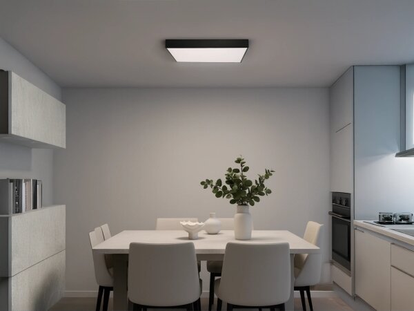 LED таванно осветително тяло LED/215W/230V 3000/4000/6500K 80x80 cm черно