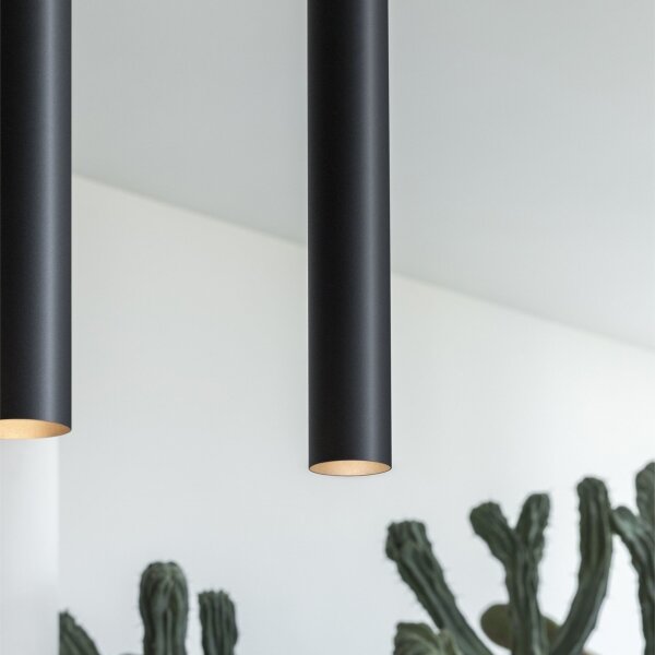 Ideal Lux - LED полилей на кабел LOOK 1xGU10/7W/230V CRI 90 Ø 6 см черен