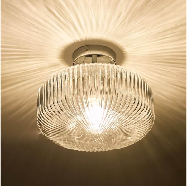 Där Lighting RIV5208 -Повърхностно монтиран плафон за баня RIVA 1xE27/60W/230V IP44 хром