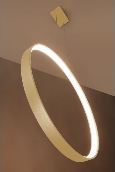 Thoro TH.175 - LED Пендел RIO LED/50W/230V CRI90 3000K Ø 78 cm златист