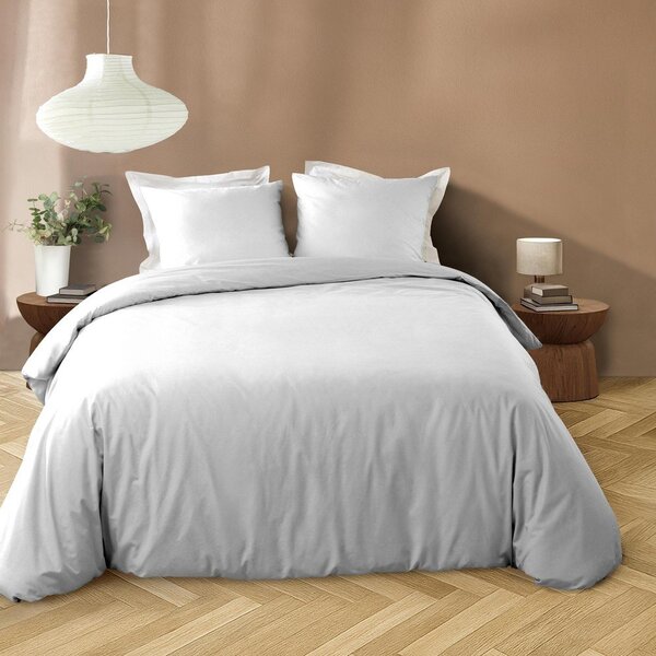Бяло двойно /удължено 3 части спално бельо от микрофибър 240x220 cm Liam – douceur d'intérieur