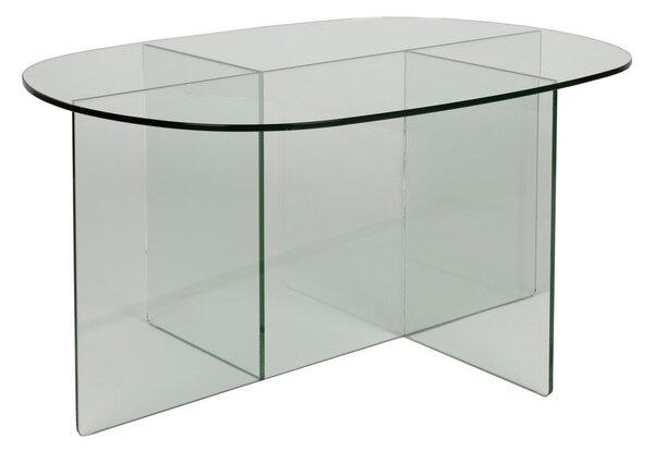 Стъклена масичка за кафе 60x80 cm Linea – Zuiver