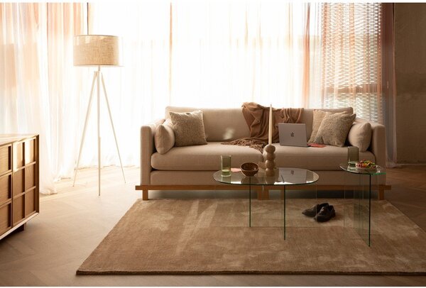 Стъклена масичка за кафе 60x80 cm Linea – Zuiver