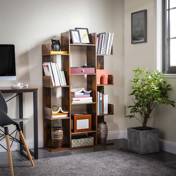Етажерка NAVARO в кафяво