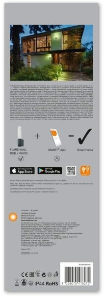 Ledvance - LED RGBW Екстериорен аплик SMART+ FLARE LED/7,5W/230V IP44 Wi-Fi