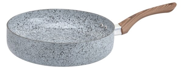 Тиган Oliver Voltz Siena OV51319J22D, 22 см, Дълбок, Мраморно покритие, Индукция, Сив