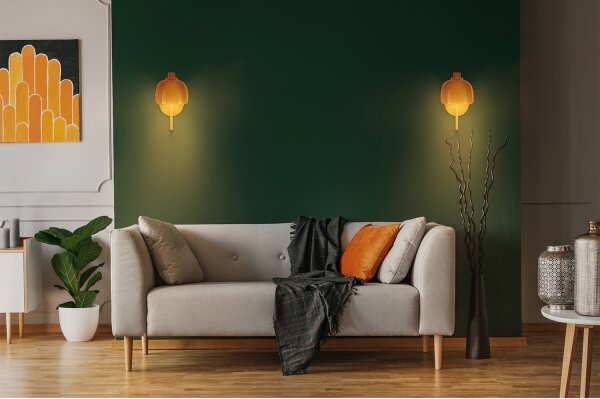 Osram - Стенна лампа DECOR COROLLE 1xG9/20W/230V оранжева