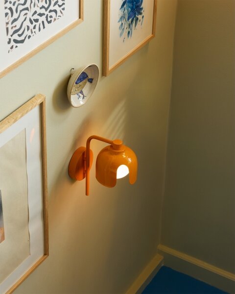 Osram - Стенна лампа DECOR COROLLE 1xG9/20W/230V оранжева
