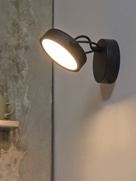 Osram - LED стенен аплик DECOR PUCK LED/11W/230V черен
