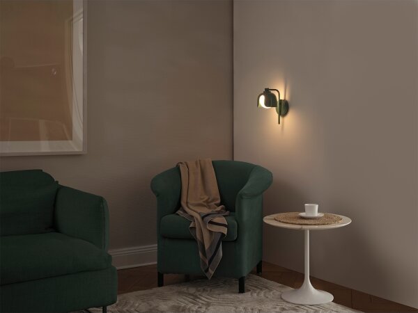 Osram - Настенна лампа DECOR COROLLE 1xG9/20W/230V зелена