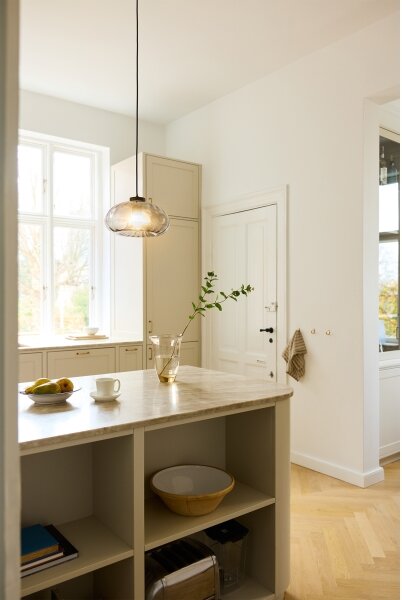Osram - Полилей на кабел DECOR SMOKE 1xE27/12W/230V Ø 28 см черен/димчато сив
